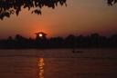 Sunset over the Ayeyarwady River, Pathein.